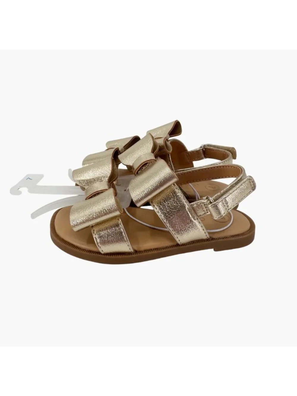 NEW Cat & Jack Toddler Girls' Ruby Bow Sandals - Gold